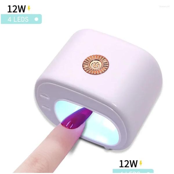 Secadores de uñas laa mini lámpara portátil USB LED LED Polacio Secado Accesorios y herramientas de arte de secado