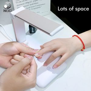 Secadores de uñas Lámpara Luz para gel Nails Art Curing Lighting Beads Plegable Flash Cure Home DIY Salon Manicura 230825