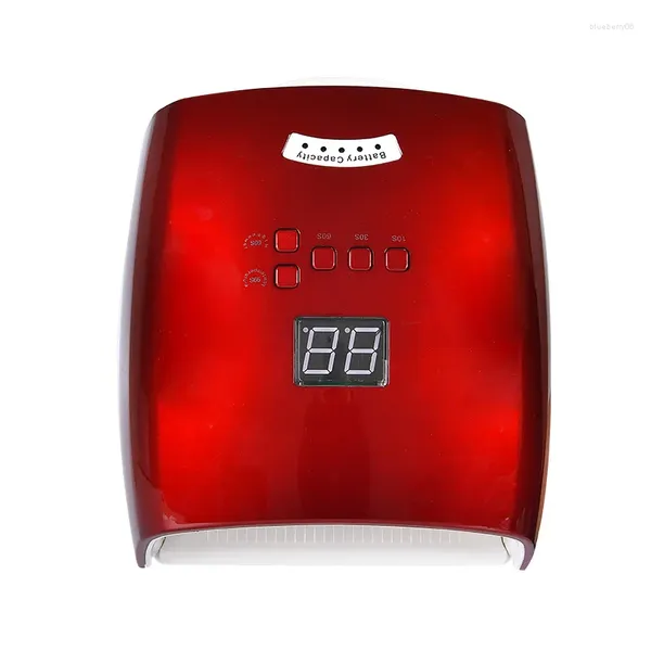 Sèche-ongles lampe batterie Rechargeable UV LED sans fil Gel vernis sèche lumière rouge pour ongles Machine sans fil