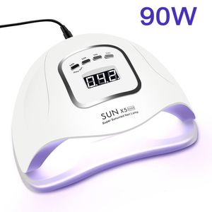 Sèche-ongles lampe à LED pour manucure 114W90W54W sèche-linge UV pour durcir le vernis Gel avec écran LCD à détection de mouvement 230606