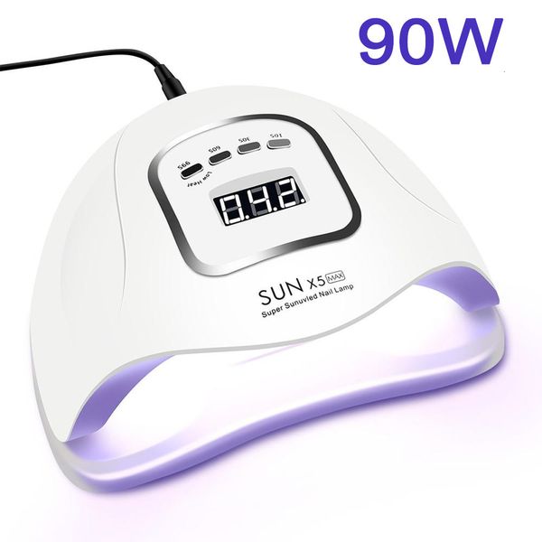 Sèche-ongles lampe à LED pour manucure 114W90W54W Machine de séchage UV pour durcir le vernis Gel avec écran LCD de détection de mouvement 230831