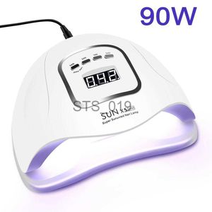 Nail Dryers Lampe à ongles LED pour manucure 114W / 90W / 54W Machine de séchage des ongles Lampe UV pour guérir le vernis à ongles UV avec écran LCD à détection de mouvement x0828