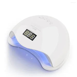 Nageldrogers Linmanda Professional UV LED -lampmachine voor het genezen van alle gel Poolse manicure -gereedschapssalonapparatuur met bewegingsdetectie