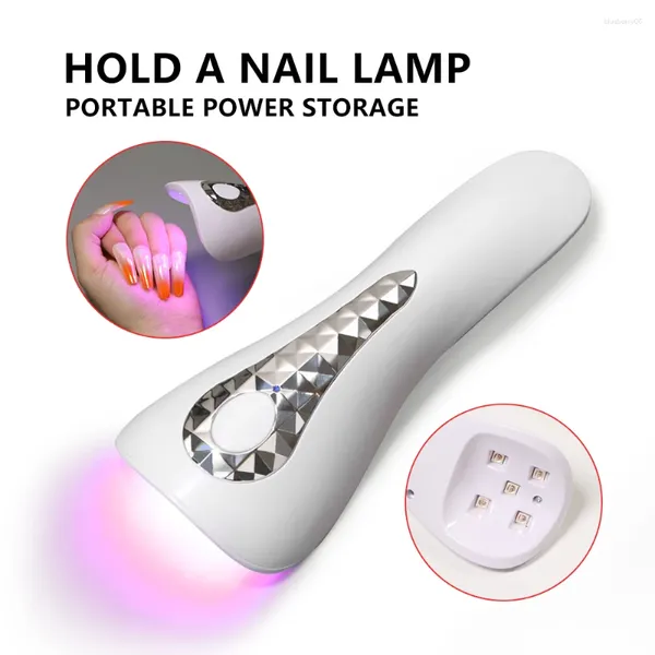 Secadoras de uñas Lulaa Mini lámpara de mano Gel Holeador de gel Máquina de la máquina de manicura Profesional Equipo de salón