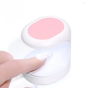 Séchoirs à ongles lulaa mini sèche-lin 30s lampe rapide UV LED manucure de conception d'oeuf de conception de conception unique