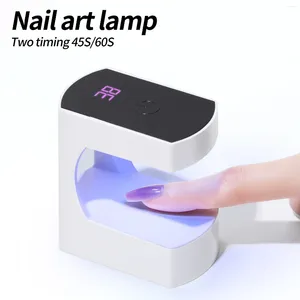 Séchoirs à ongles Lulaa PortableTouchScreen lampe pour gel polonai