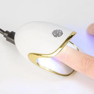 Nail Dryers Mini Dryer UV Lamp Manicure Machine Single Finger Nails Art Tool Gel Polish 16W LED Tools