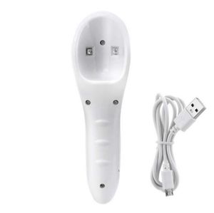 Nageldrogers Monja 5W Mini Witte Handheld LED Art Droger USB Opladen UV Gel Sneldrogend Potherapie Lamp manicure Tool379