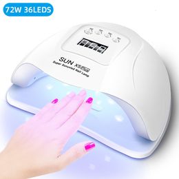 Nageltrockner Nageltrocknungslampe UV-LED-Lampe für Nägel UV-Licht Gelpoliermittel Maniküre Kabine LED-Lampen Nageltrockner Maschine Professionelle Ausrüstung 230607