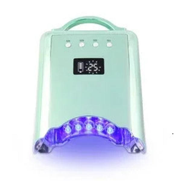 Sèche-ongles produit 2023 fourniture Love This Diamond Shining Machine de séchage sans fil Portable 78W lampe LED UV 231204