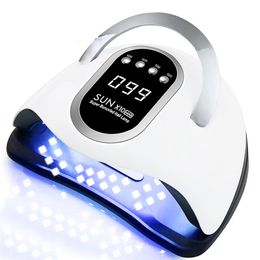 Nageldrogers Professionele droger voor manicure Krachtige UV-gellamp 66 LED's 4 timer Automatische detectie Polish Drogen 230831