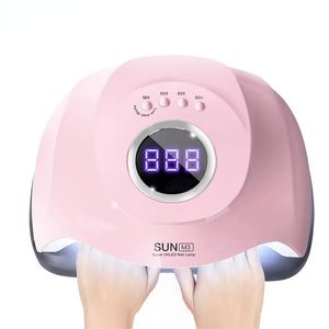 Sèche Ongles Professionnel Rose Lampe à Ongles 90W Gel Vernis Sèche Lumière UV pour Ongles Manucure Sèche Machine Pédicure Lumière Ongles UV Lampe LED 230407