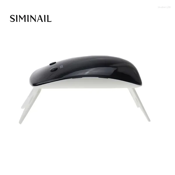 Séchoirs à ongles SIMINAIL Mini lampe 6w Portable sèche-linge Micro USB pour séchage des ongles colle durcissement Gel avec 2 minuteries ongles Art manucure