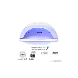 Sèche-ongles Sun 5X Plus UV lampe à LED pour sèche-ongles 54W glace manucure Gel séchage vernis livraison directe santé beauté Art Dhljn