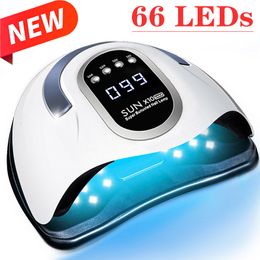 Sèche-ongles SUN X10 Max Lampara UV LED pour sécher le séchoir à vernis gel avec détection de mouvement salon de manucure professionnel 230325