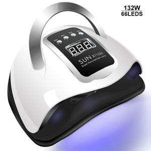 Nail Dryers SUN X11 MAX LED Nail Lamp For Drying All Nail Gel Polish With Large LCD Touch Smart Sensor Nail Dryer Manicure Sharon Tools 230718