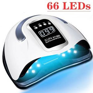 Séchoirs à ongles SUN X11 MAX lampe de séchage de Gel de vernis à ongles avec 66 LED lampe à LED UV à durcissement rapide pour outil de manucure professionnel 230414