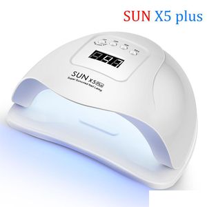 Sèche-ongles Sun X5 Plus lampe Uv Led 54W/36W sèche-glace lumière pour manucure Gel ongles séchage vernis goutte Del Dhncj