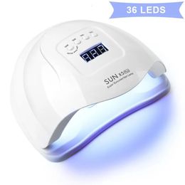 Nageldrogers Sun X5 Plus UV LED-lamp voor manicure 36 LEDS Professionele gellak drooglampen met timer Autosensor Apparatuur Gereedschappen 231017