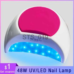 Nageldrogers SUN2C LED-nagellamp 48W/80W UV-manicurelamp voor het uitharden van alle gel 33 kralen LED met display Nageldroger Automatische inductie x0828