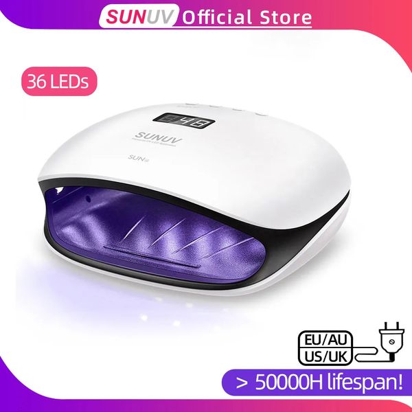 Sèche-ongles SUNUV SUN4 48W UV lampes LED lampe sèche-linge avec écran LCD Smart P thérapie Art manucure outil dames cadeau 230927