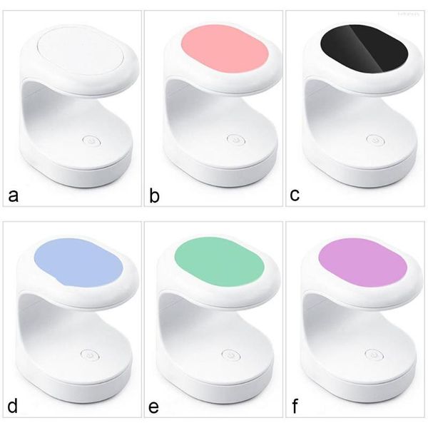 Secadores de uñas de mesa Mini esmalte de secado rápido lámpara LED portátil en forma de huevo USB secador de extensión de uñas PC ABS accesorio
