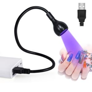 Nageldrogers UV -lamp nagelverlichting droger LED ultraviolet USB flexibele mini -gel uitharding lampe manicure pedicure gereedschap 230403