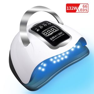 Nageldrogers UV LED-lampdroger 66 LED's Sneldrogend Gellak Manicure Pedicure Professionele salon 230831