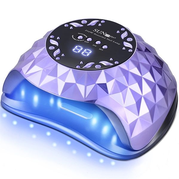 Sèche-ongles Lampe UV LED Sèche-linge pour tous les vernis gel à durcissement rapide avec 4 minuteurs Grand espace Lampe de manucure professionnelle Gellak 220909