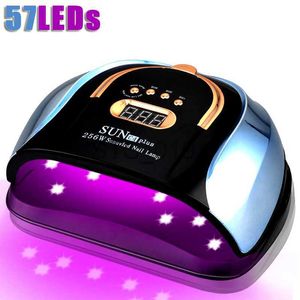 Nageldrogers UV-LED-lamp voor nagels 57 LED's Drooglamp voor manicure Nagellakdroger met slimme sensor Manicuremachine Nagelsalonapparatuur x0828