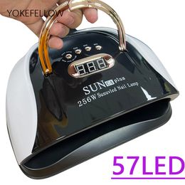 Nageldrogers UV LED NAIL LAMP GEL NAIL LICHT VOOR UV GEL NAIL POOK 57 LED UV Dryer met 4 Timers Professional For Nail Art Home Salon 230323