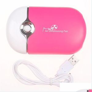 Nageldrogers groothandel mismxc usb mini draagbare ventilatoren oplaadbare elektrische blaasloze handheld airconditioning koeling koeling dhmfz