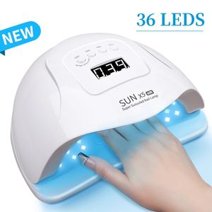 Lampe de séchage des ongles lumières 80W pour ongles lumière UV Gel vernis manucure cabine lampes à LED sèche-ongles Machine équipement professionnel