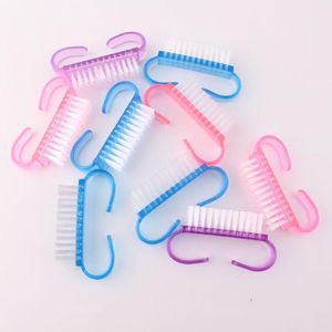 Outil de manucure et pédicure, nettoyage de la poussière des ongles, brosse d'art, accessoires, 3 couleurs