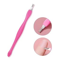 Nail Enhancement Stainless Steel Exfoliation Fork Exfoliation Exfoliation Push Nail Care Repair Tools in Stock Wholesale