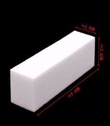 Ferce de fichier à ongles 10pcs Tampons éponge de ponçage pour le bloc de fichiers blancs gel UV Block Polonais Manucure Pédicure qylvjh8195054