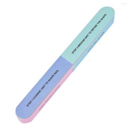 Limes à ongles 1 pièce tampon de fichier 7 voies 17.5Cm manucure accessoires lisses bloc bords bâton outil d'art livraison directe Dhley