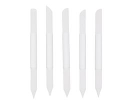 Fichiers de ongles 5pcs en verre cuticule pusteur pusteur