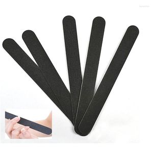 Nagelbestanden Drop Ship Black 10pcs Sanding File Buffer Art Styling Tools voor Salon Manicure UV Gel Polisher Polish Tool