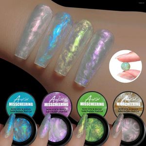 Gel de uñas 10g Adhesivo fuerte Poly Extensión rápida Aurora Manicura colorida Decoraciones semipermanentes Accesorios DIY