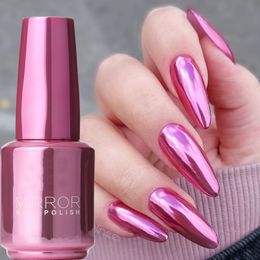 Nagel Gel 12 Kleuren Spiegellak Langdurig Sneldrogend Metallic Zilver Paars Rose Goud Nagellak Is Niet Afpelbaar Nagels Decoratie 230706