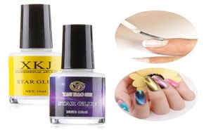 Gel de uñas 15 ml DIY Galaxy Star Adhesivo Arte Pegamento Transferencia Calcomanía Accesorios Herramientas de manicura para pegatinas de lámina Tips6713292