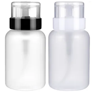 Nail Gel 2 Stuks Knijpfles Dispenser Polish Remover Containers Nagels Reizen Flessen Clear Plastic Water Lotion