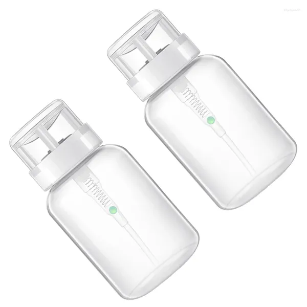 Gel de uñas 2 PCS White Polacio de almacenamiento de líquido Bomba de agua Bombeo de bombeo