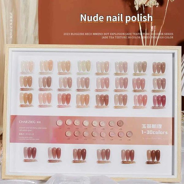 Gel à ongles 30 couleurs POLOSIE Set Light Popular Jelly Bare Ice Couleur Transparent Store applicable Q240507