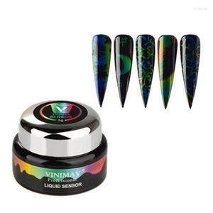 Nagelgel 3g temperatuur kleurverandering afwezig van vloeistof kristal polish stemmingsring pigment pigment verf uv prud22 drop levering gezondheid schoonheid kunst art dhgwz