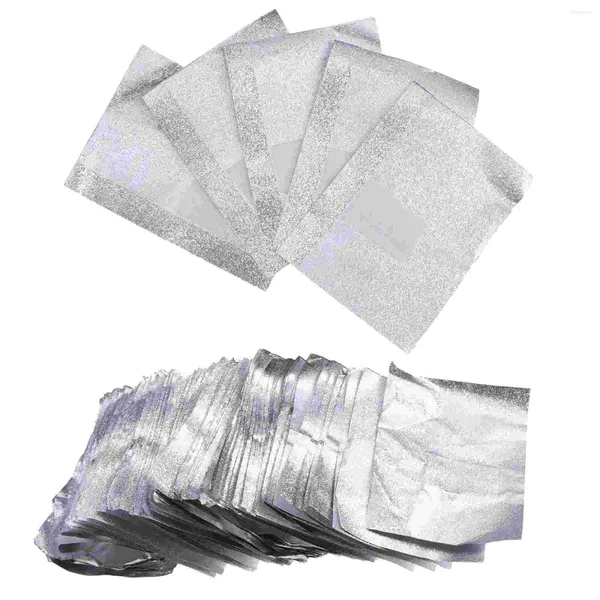 Gel de uñas 500 Uds. Removedor de láminas para/UV/eliminación de barniz en remojo con almohadilla sin pelusa preadjunta para eliminar el desengrasante en casa