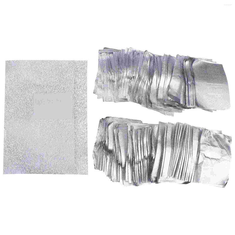 Gel per unghie 500 pezzi Foil Wraps per rimozione Remover Polish Pads Strumento acrilico
