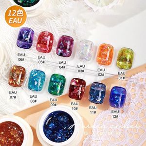 Nagelgel 5 ml Pools Uitstekende verzadiging Hoog gepigmenteerde Natuurlijke doorzichtige manicurerende UV LED Soak voor vrouw