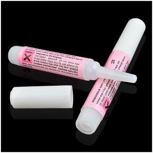 Nail Gel 5Pcs Strong Adhesiv Mini Beauty Glue False Art Decorar Tips Acrílico Accesorios 2G Alta calidad Drop Delivery Health Dhg3N